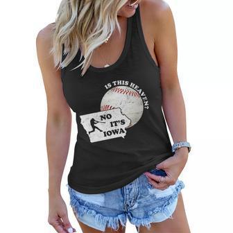 Is This Heaven No Its Iowa Women Flowy Tank - Monsterry