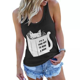Its A Good Day To Read A Book Gift For Book Lovers Funny Gift Graphic Design Printed Casual Daily Basic Women Flowy Tank - Thegiftio UK
