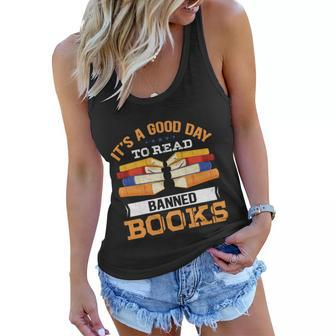 Its A Good Day To Read Banned Books Cute Gift Graphic Design Printed Casual Daily Basic Women Flowy Tank - Thegiftio UK