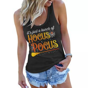 Its Just A Bunch Of Hocus Pocus For Halloween V4 Women Flowy Tank - Seseable