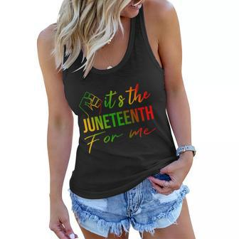 Its The Juneteenth For Me Free Ish Since 1865 Independence Women Flowy Tank - Monsterry DE