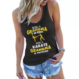 Karate Grandma Funny Martial Arts Lover Women Flowy Tank - Thegiftio UK