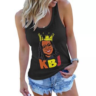 Ketanji Brown Jackson Retro Kbj Crown Tshirt Women Flowy Tank - Monsterry CA