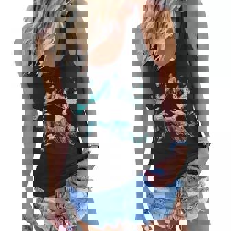 Killer Whale Ocean Swim Cool Animal Creature Orca Women Flowy Tank - Thegiftio