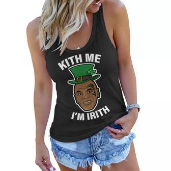 Kith Me Im Irith Funny St Patricks Day Women Flowy Tank - Monsterry UK