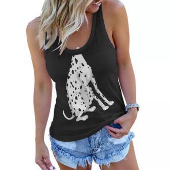 Lazy Halloween Costume Funny Pretend Im A Dalmatian Women Flowy Tank - Thegiftio UK