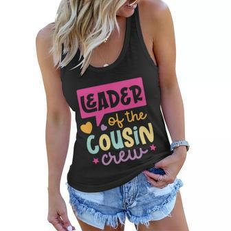 Leader Of The Cousin Crew Gift Women Flowy Tank - Monsterry