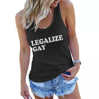 Legalize Gay V2 Women Flowy Tank - Monsterry UK