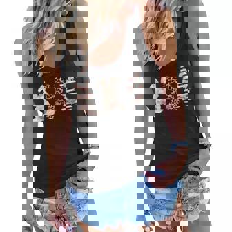 Leopard Easter Bunny Rabbit Trio Cute Easter Day Women Flowy Tank - Thegiftio