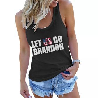 Let Us Go Brandon Funny Anti Biden Chant Lets Go Brandon Graphic Design Printed Casual Daily Basic Women Flowy Tank - Thegiftio UK