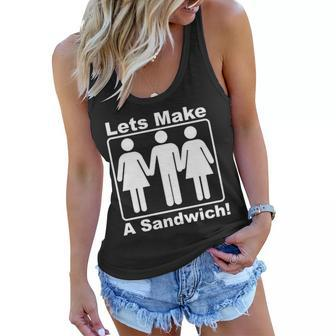 Lets Make A Sandwich Tshirt Women Flowy Tank - Monsterry CA