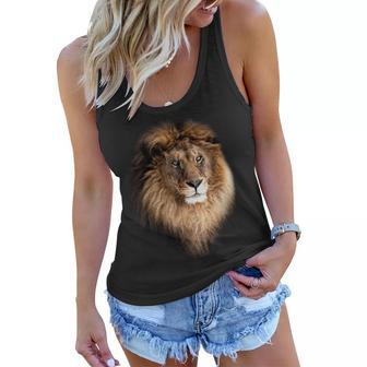 Lion Head Graphic Women Flowy Tank - Monsterry AU