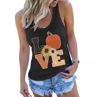 Love Halloween Autumn Floral Graphic Design Printed Casual Daily Basic Women Flowy Tank
