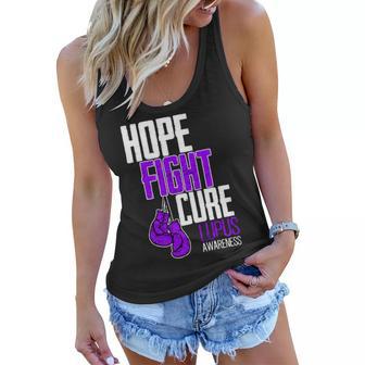 Lupus Awareness Hope Fight Cure Women Flowy Tank - Monsterry