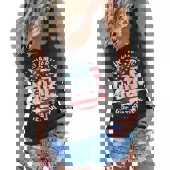 Making America Great Since 2004 Usa Flag Retro 18Th Birthday Women Flowy Tank | Seseable FR