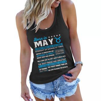 May Birthday Gifts Born In May Taurus Graphic Design Printed Casual Daily Basic Women Flowy Tank - Thegiftio UK