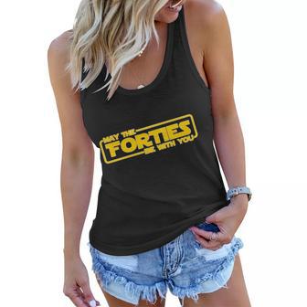 May The Forties Be With You Women Flowy Tank - Monsterry UK