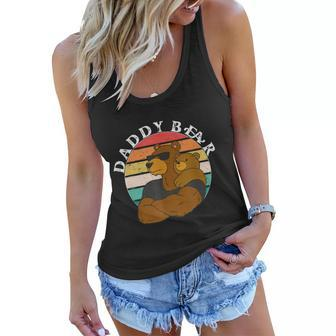 Mens Daddy Bear Papa Bear Father Daddy Fathers Day Gift Graphic Design Printed Casual Daily Basic Women Flowy Tank - Thegiftio UK