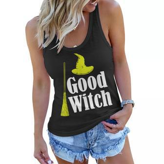 Mens Good Witch Witchcraft Halloween Blackcraft Devil Spiritual Women Flowy Tank - Seseable
