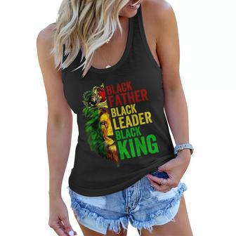 Mens Juneteenth Fathers Day Black Father King African American Women Flowy Tank - Monsterry CA
