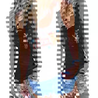 Merry Christmas Deer Christmas Women Flowy Tank - Thegiftio