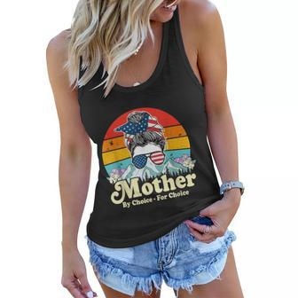 Mind Your Own Uterus Mother By Choice For Choice Women Flowy Tank - Monsterry AU