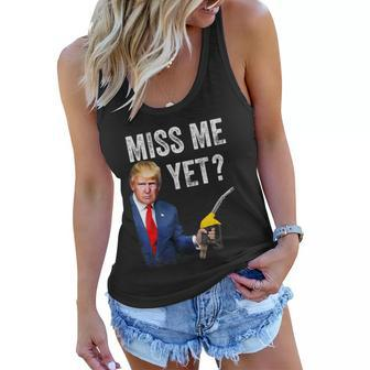 Miss Me Yet Trump Make Gas Prices Great Again Pro Trump Women Flowy Tank - Monsterry