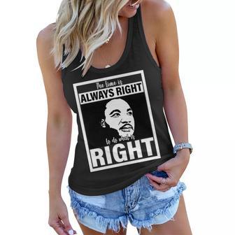 Mlk Do What Is Right Martin Luther King Quote Women Flowy Tank - Monsterry