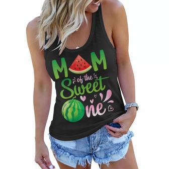 Mom Of The Sweet One Watermelon Mother Mommy Mama Daughter Women Flowy Tank - Thegiftio UK