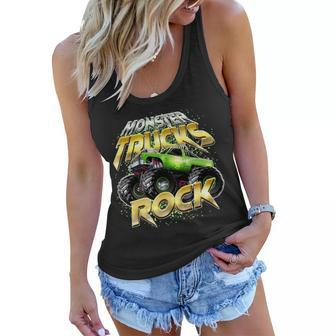 Monster Trucks Rock Women Flowy Tank - Monsterry DE