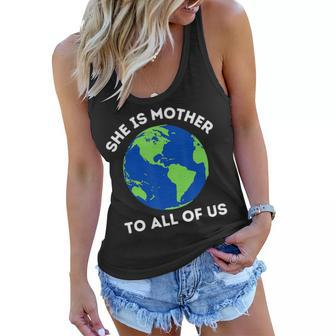 Mother Earth - Happy Earth Day Save The Planet Environmental Pullover Long Sleeve Women Flowy Tank - Thegiftio UK