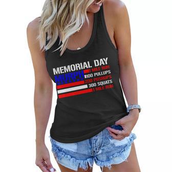 Murph Memorial Day 1 Mile Run Tshirt Women Flowy Tank - Monsterry AU