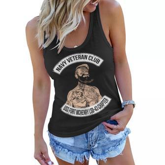 Navy Uss Fort Mchenry Lsd Women Flowy Tank - Monsterry UK