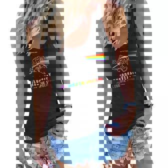 Neurodiversity Autism Spectrum Brain Asd Adhd Rainbow Women Flowy Tank - Thegiftio