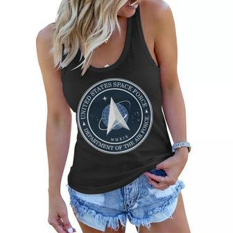 New United States Space Force Logo 2020 Tshirt Women Flowy Tank - Monsterry
