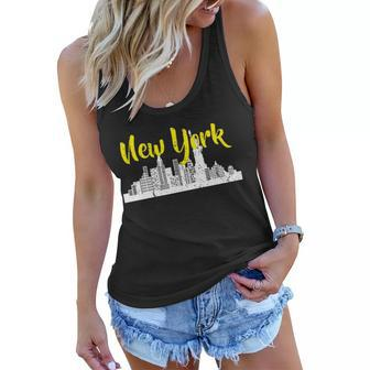 New York City Logo Tshirt Women Flowy Tank - Monsterry AU