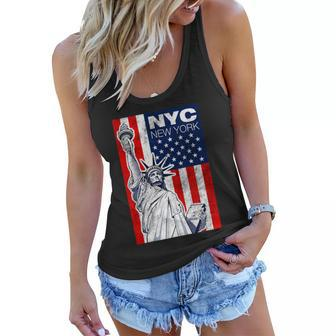 New York City Statue Of Liberty Shirts Cool New York City Women Flowy Tank - Thegiftio UK
