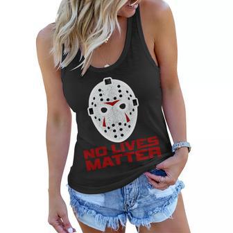 No Lives Matter Scary Halloween Mask Women Flowy Tank - Monsterry AU