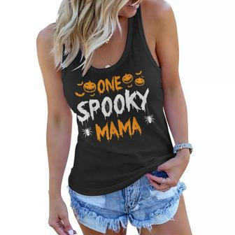 One Spooky Mama Mother Matching Family Halloween V2 Women Flowy Tank - Seseable