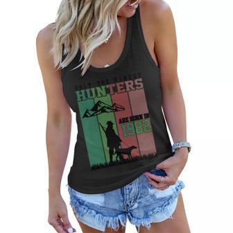 Only The Finest Hunters Are Born In 1982 Halloween Quote Women Flowy Tank - Monsterry