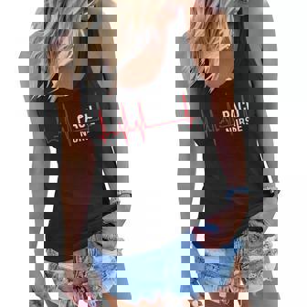 Pacu Nurse Heartbeat Post Anesthesia Care Unit Nursing Women Flowy Tank - Thegiftio