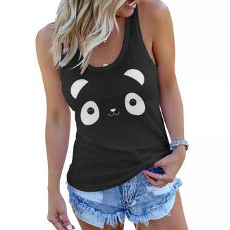 Panda Bear Shirt V3 Women Flowy Tank - Seseable