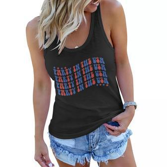 Party In The U S A 4Th Of July Women Flowy Tank - Monsterry AU
