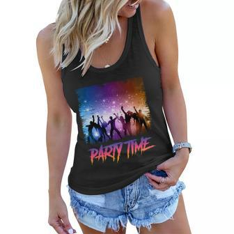 Party Time Graphic Design Printed Casual Daily Basic Women Flowy Tank - Thegiftio UK