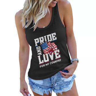 Patriotic American Flag 4Th Of July V2 Women Flowy Tank - Monsterry