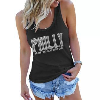 Philly Fan No One Likes Us We Dont Care Women Flowy Tank - Monsterry CA