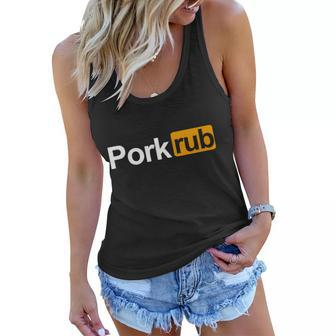 Porkrub Pork Rub Funny Bbq Smoker & Barbecue Grilling Women Flowy Tank - Monsterry AU