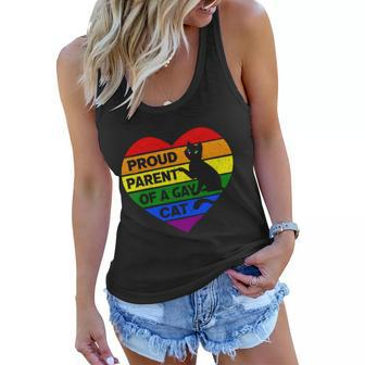 Pride Month Proud Parent Of A Gay Lgbt Women Flowy Tank - Monsterry