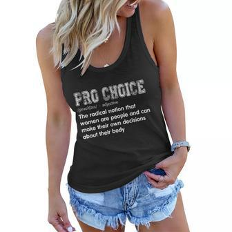 Pro Choice A Notion That Women Are People & Can Make Decisions Graphic Design Printed Casual Daily Basic Women Flowy Tank - Thegiftio UK
