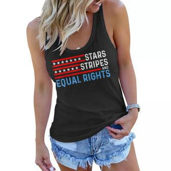 Pro Choice Feminist 4Th Of July - Stars Stripes Equal Rights  Women Flowy Tank